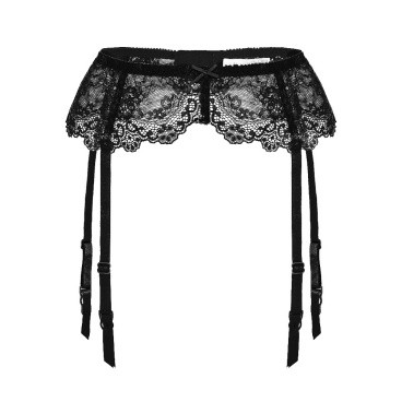 Midnight Lace Garter Belt