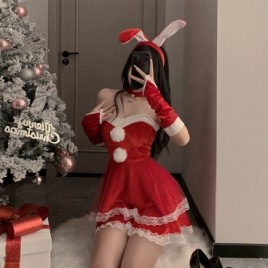 Christmas Bunny Costume Dress