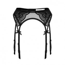 Midnight Lace Garter Belt