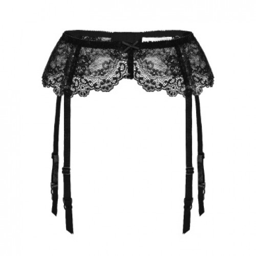 Midnight Lace Garter Belt