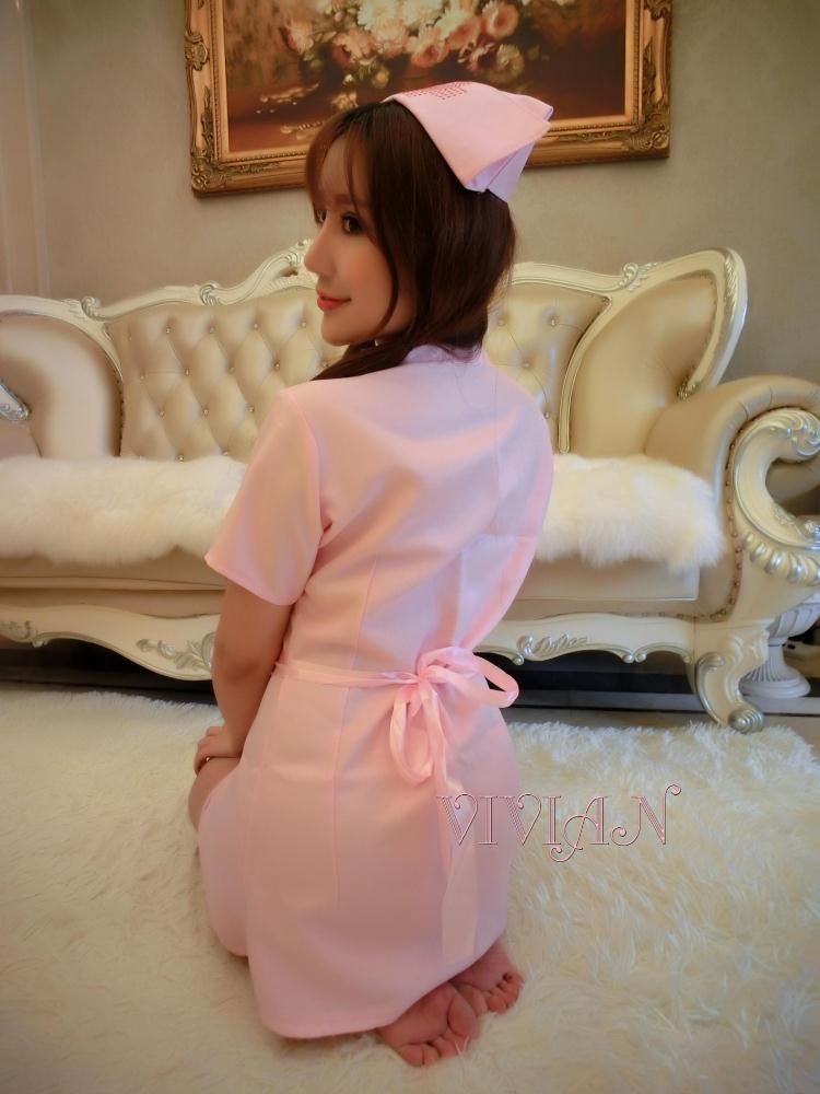 Pink Little Hong Kong Cutie Nurse Costume